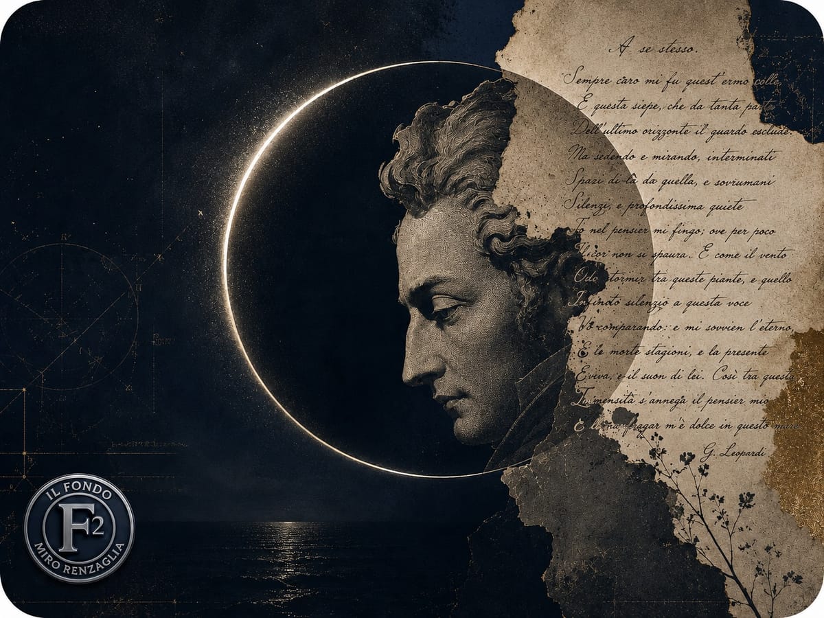 GIACOMO LEOPARDI - Lettera aperta a Emanuele Severino