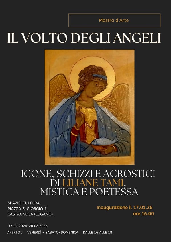 17 gennaio 2026, ore 16.00 a Castagnola:  Mostra di Icone di Liliane Tami
